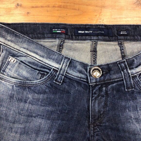 MISS sixty jeans rare Myla low rise tied legs size 29 low rise - Picture 5 of 12